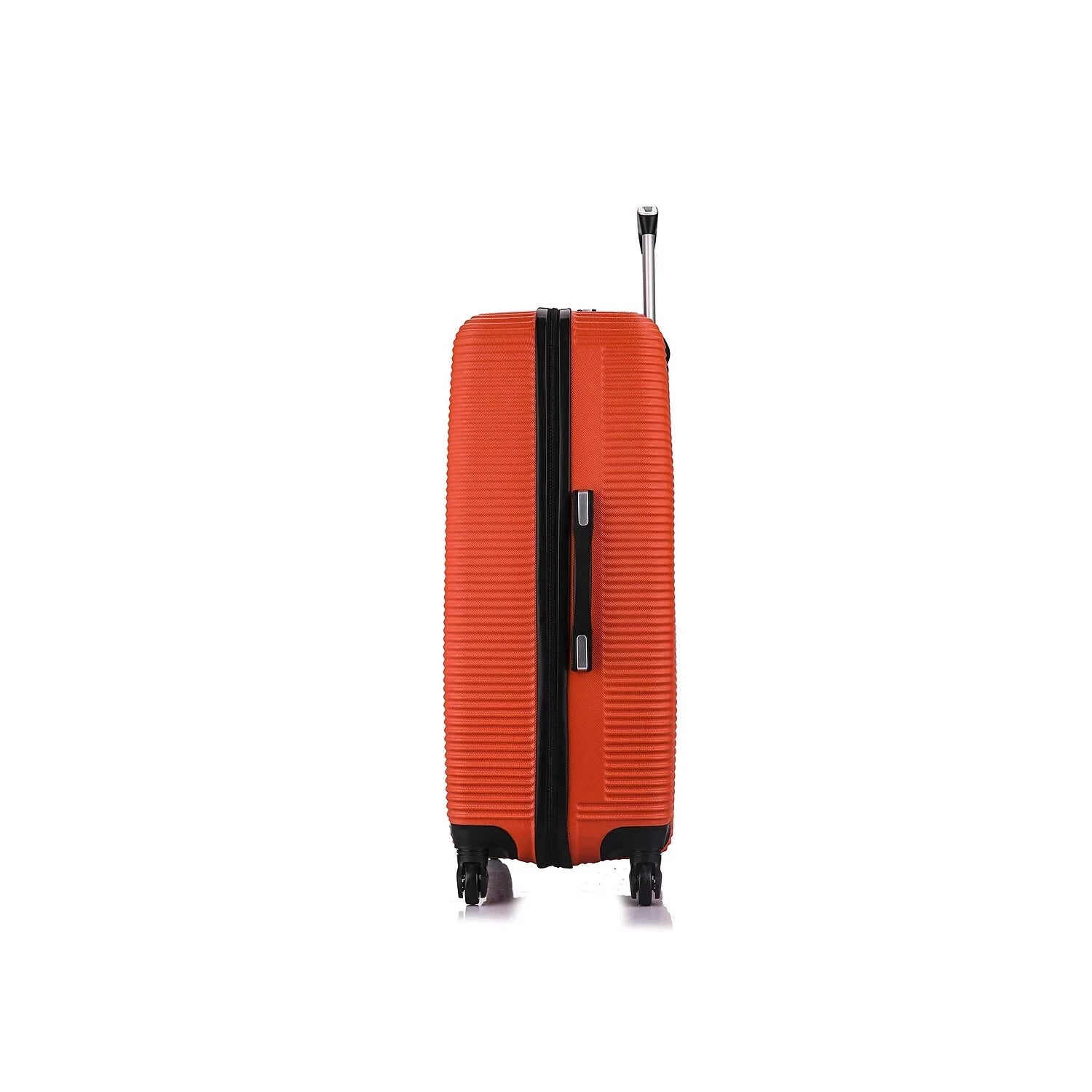 Orange Royal 4-Wheel Luggage InUSA Large (IUROY00L-ORG) Plastic Spinner