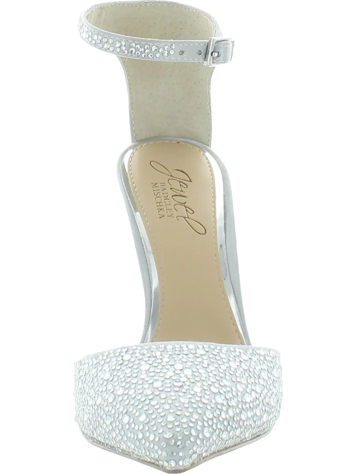 Boston Dress Jewel Satin Mischka Evening Pumps Womens Badgley