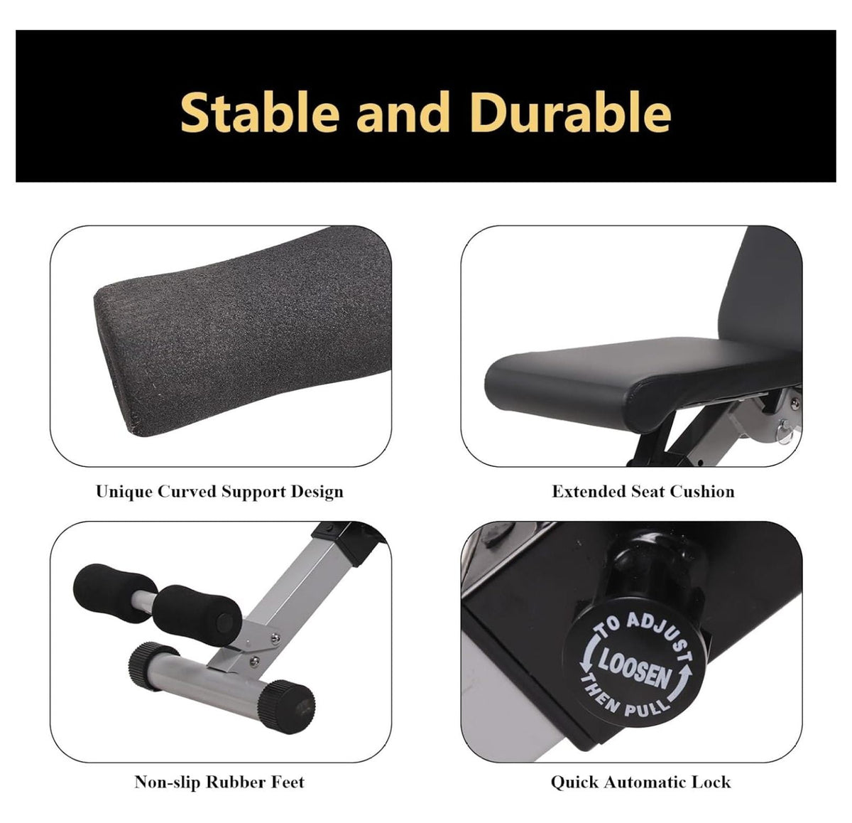 for Home Bench Incline Training Bench Strength Decline Full Bench for Press Workout Weight Foldable Adjustable Gym Body,