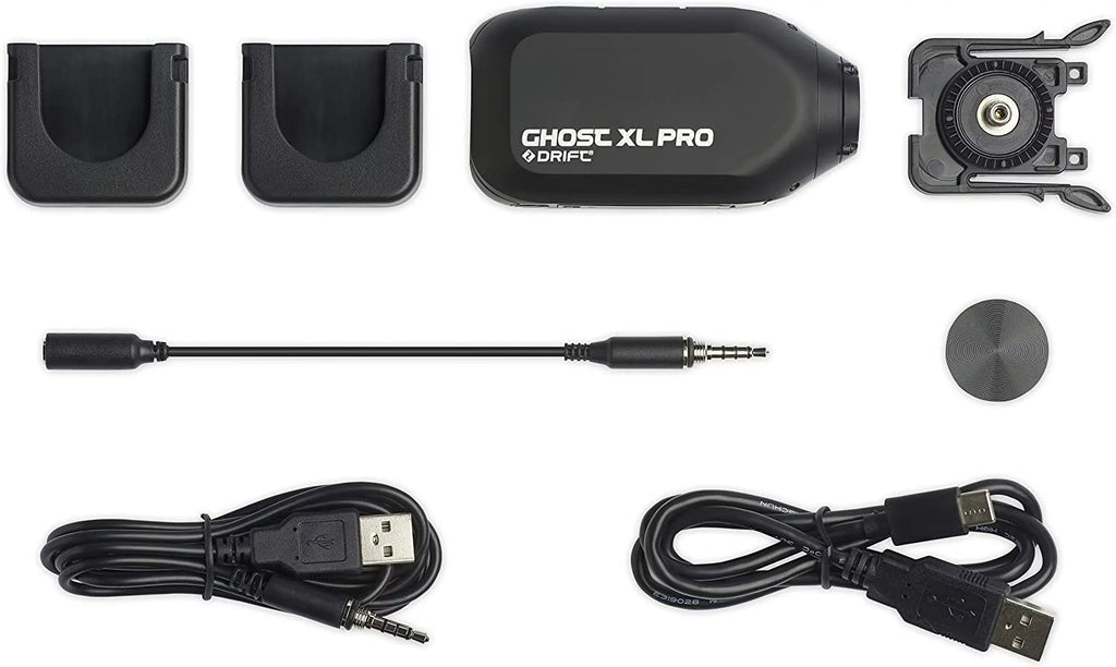 Ghost 4 Action Life Battery Stabilization Drift External Support Camera Hour XL Pro Wide Camera, Degree Mic 140 Image Angle 4K Waterproof
