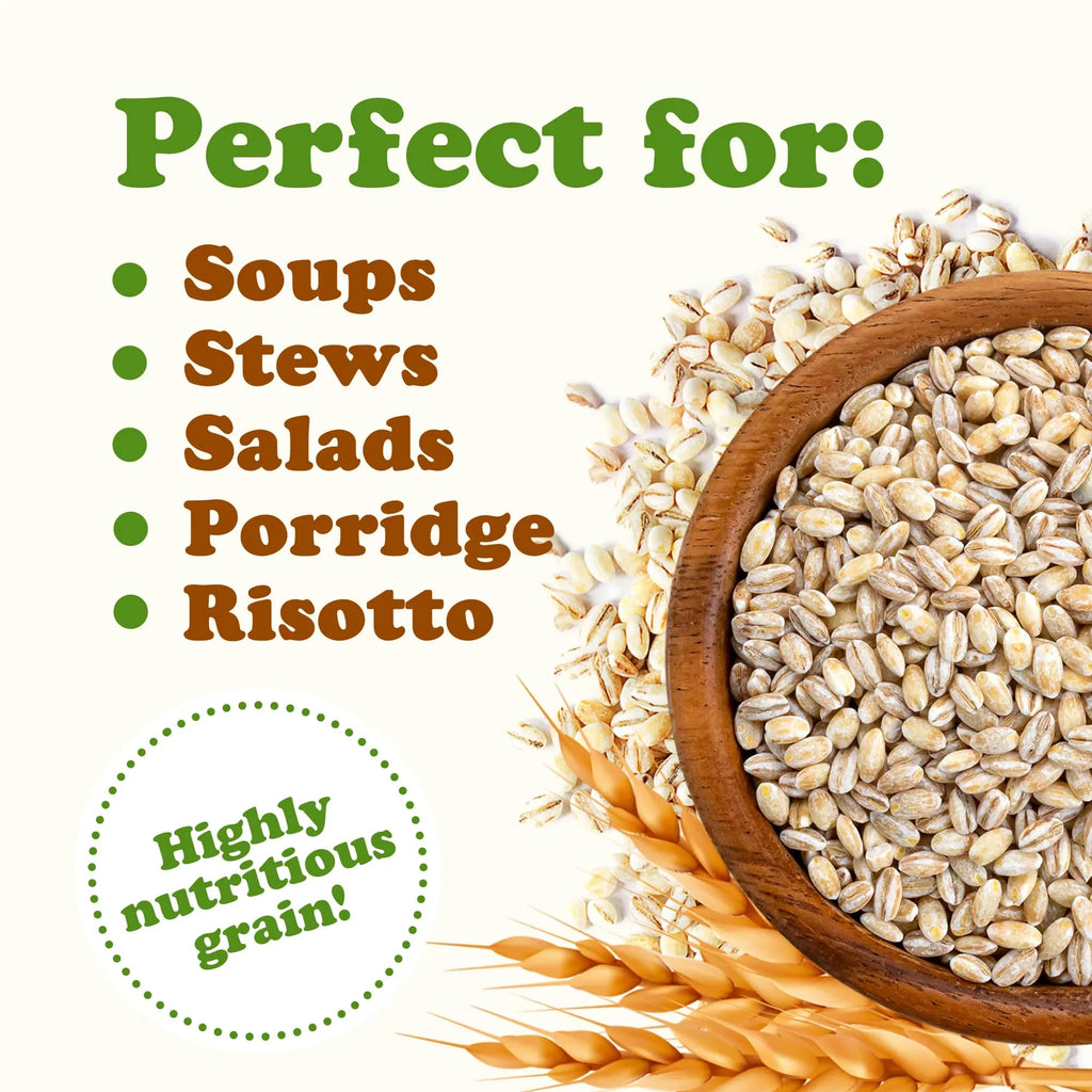 Raw â?by Pounds Barley, Vegan, to Food 15 Pearled Live â?Kosher,