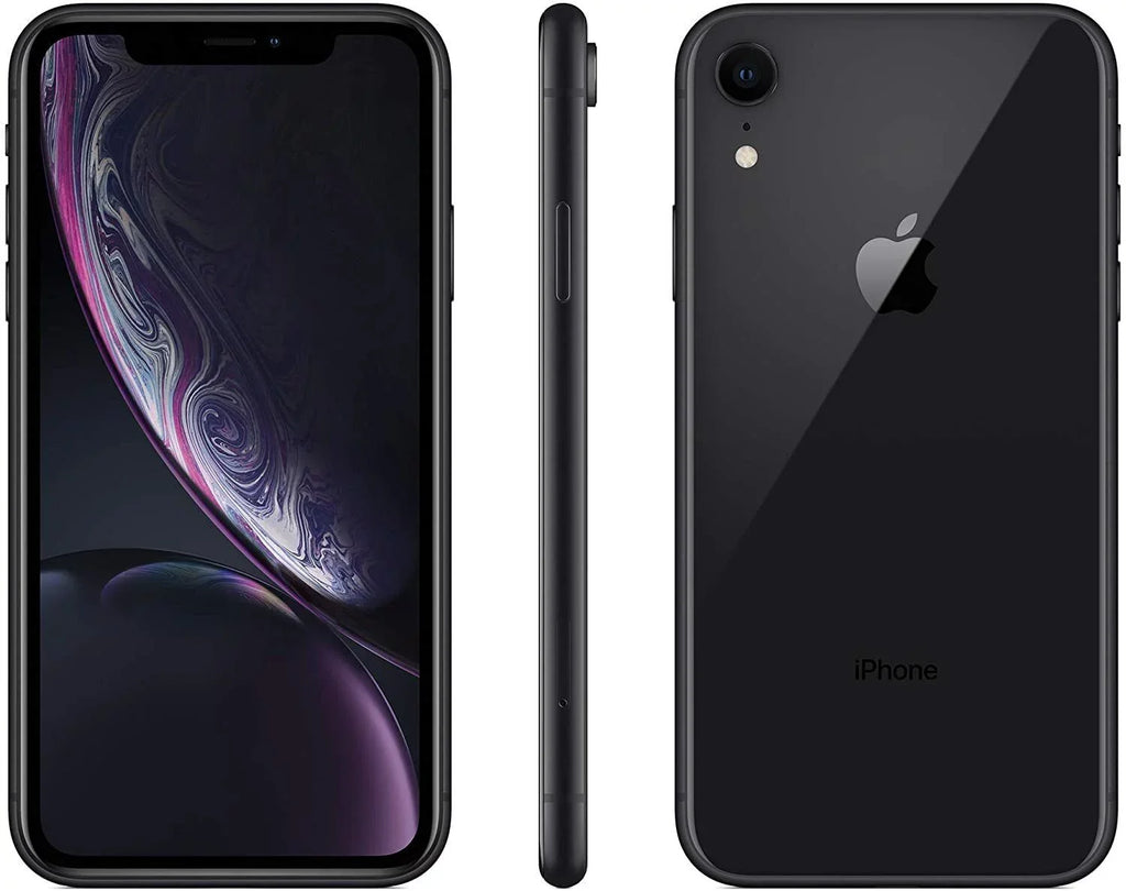 w/ Black XR (Refurbished) iPhone Wireless (Grade Unlocked) Apple A1984 (Fully Charger Restored A) 64GB