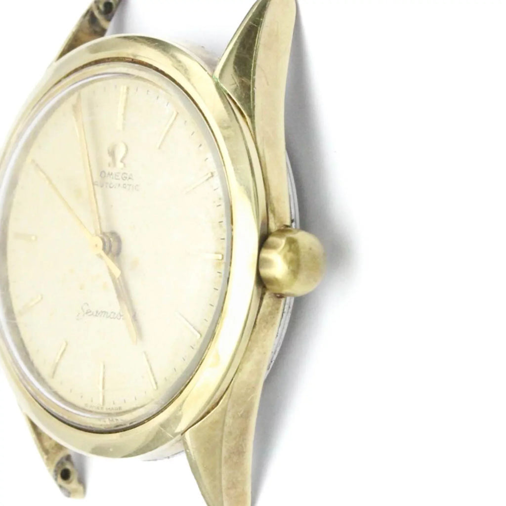 Pre-Owned BF559125 Cal OMEGA (Fair) 2802 Watch Seamaster Gold Plated Head 471 Mens Automatic Only