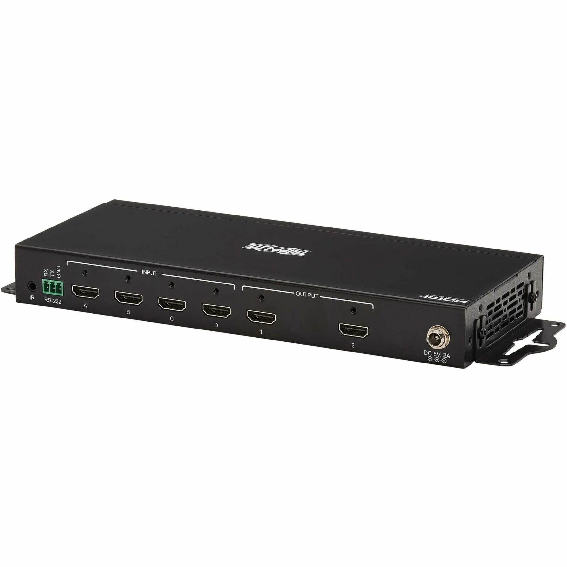 60 4x2 - 4K x HDR, with Signage, HDMI TAA 1080p2 4:4:4, Multi-Resolution Lite 4K Blu-ray Support, and Hz, Computer, Remote - Display, - x Control 2160 Digital Matrix 2 - Switch/Splitter Tripp ... 3840
