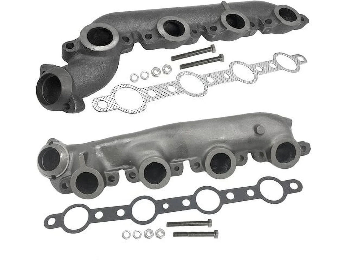 '- F-350 Ford V8 2003 Duty Exhaust - Set Super 1999 2002 2001 Diesel Manifold Piece 2 2000 Powerstroke with Compatible - 7.3L