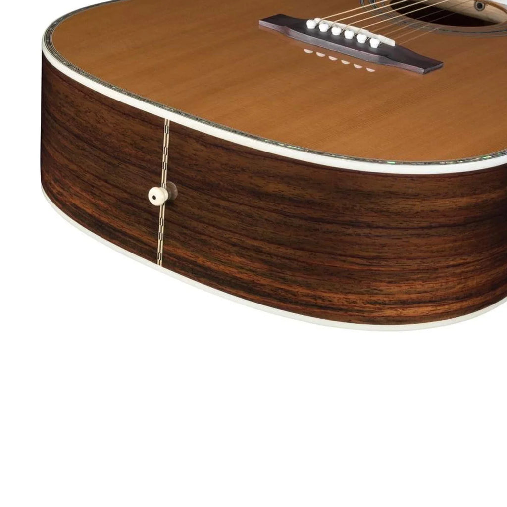 Natural - Acoustic Finish Smaller Cedar/Rosewood Size Solid Guitar ZAD80 Zager "OM"