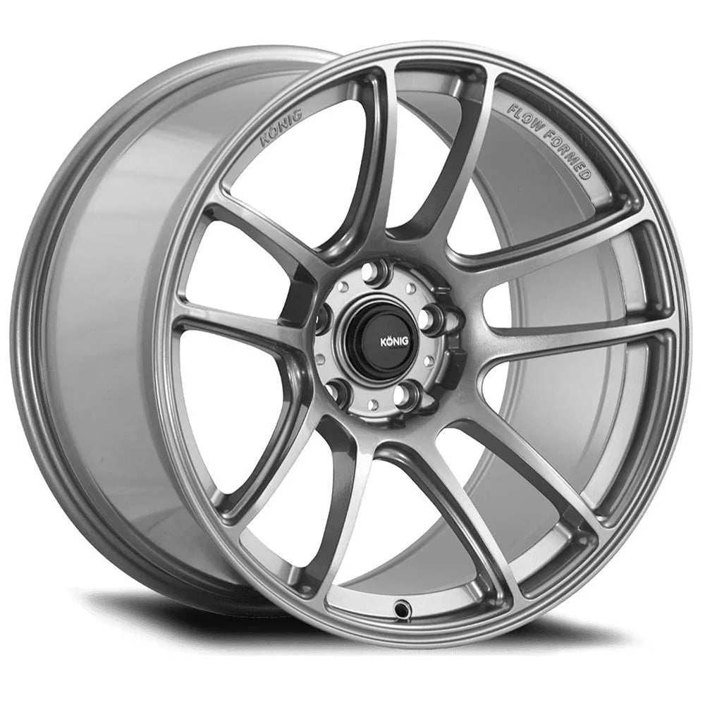 16X8 38 5X114.3 Titanium of 1) Rim KONIG Offset (Quantity Metallic Heliogram