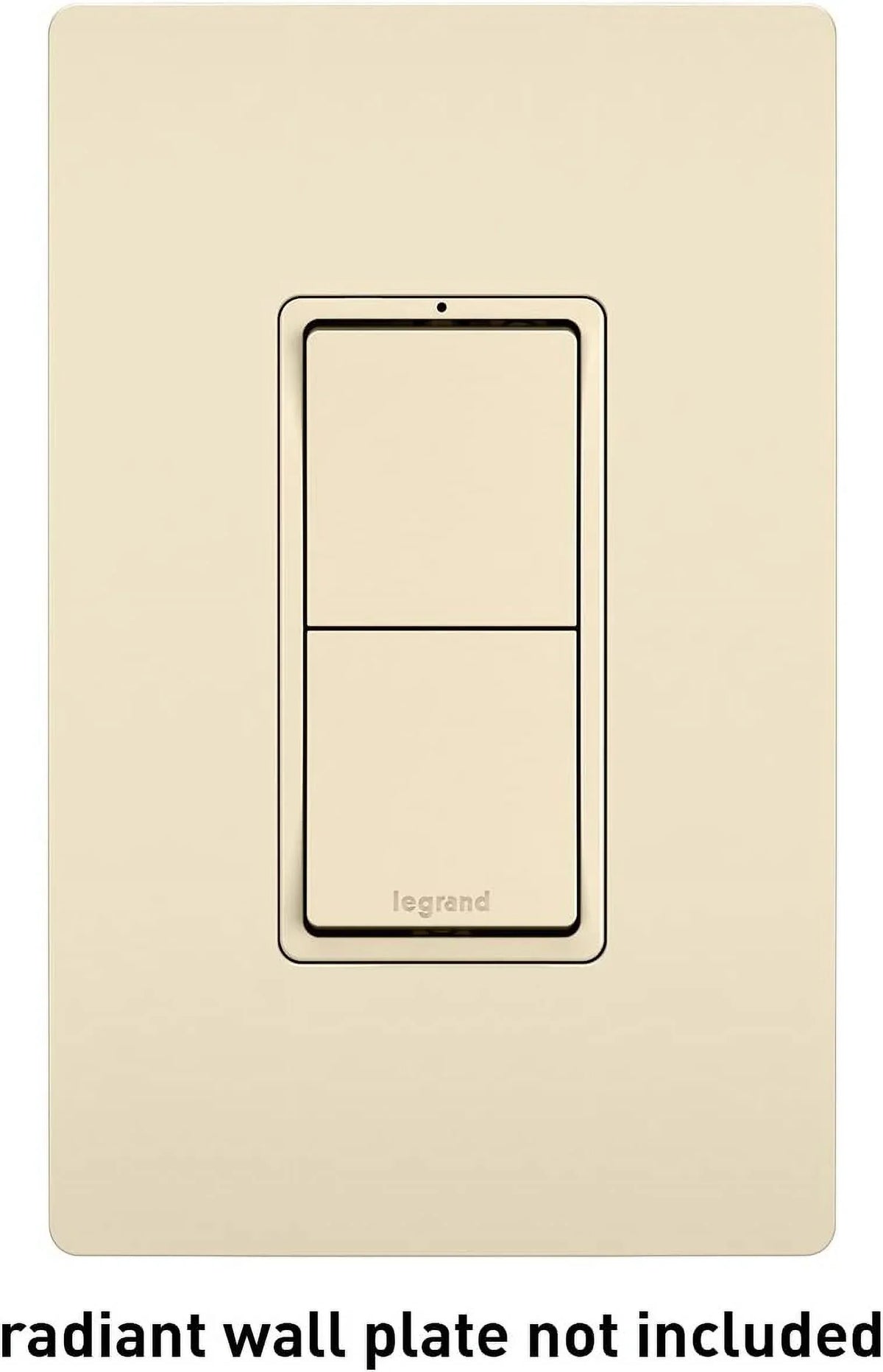 Quantity 6 - Radiant Pass 15A, Light Switch, RCD11LACC6 Seymour Legrand & 2 Single-Pole Almond
