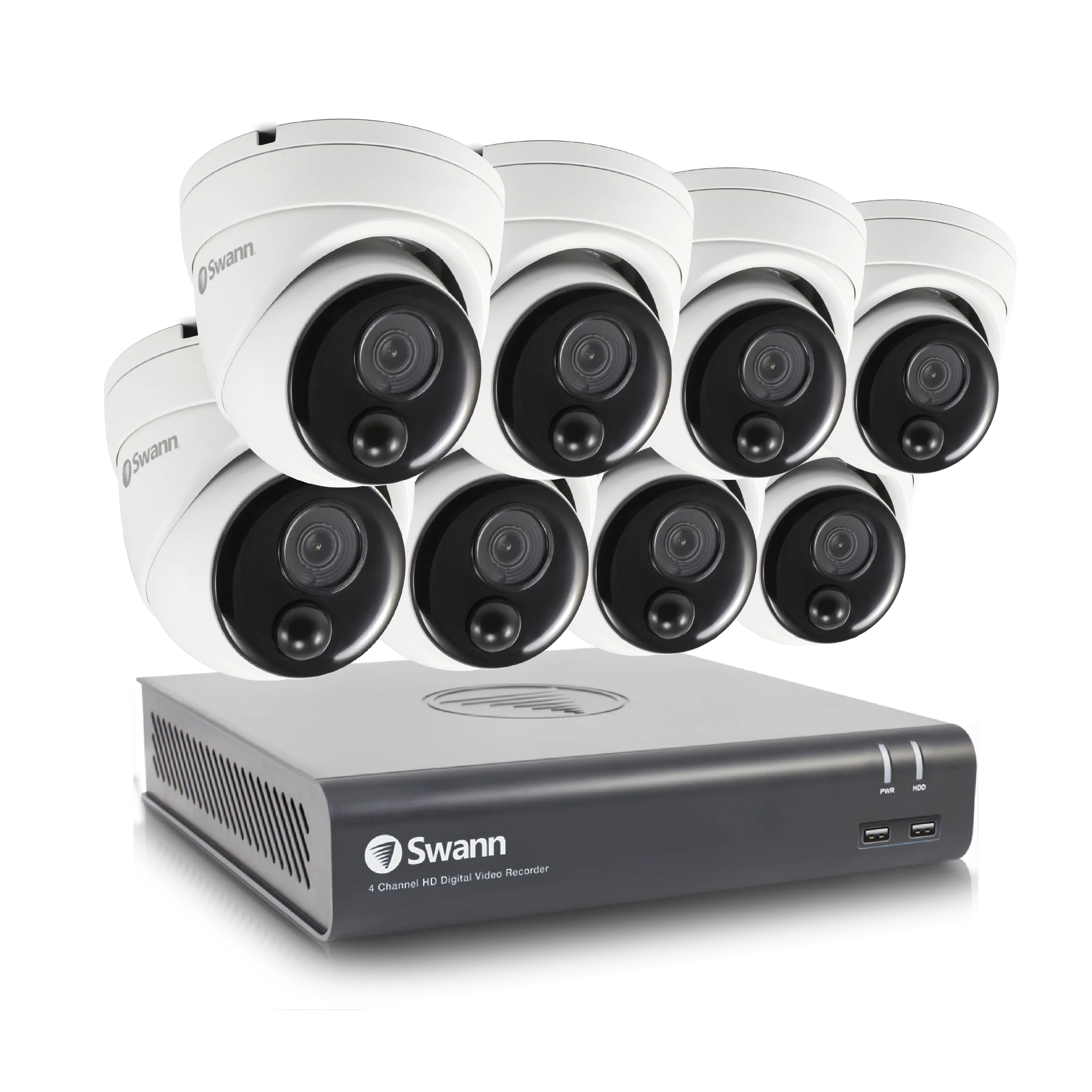 SWDVK-84580V8D 8 Security Channel Camera 8 - DVR Full System Swann 1080p HD