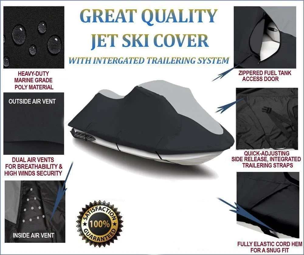 300 LINE OF 2022 2016-2021 SUPER JETSKI Compatible GTX Doo Sea-Doo THE Cover HEAVY-DUTY TOP Sea for Limited