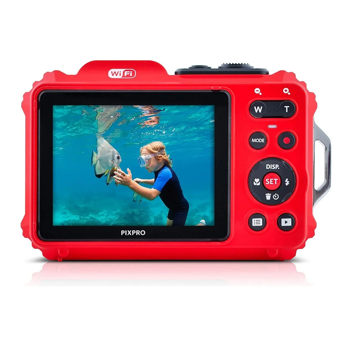 Kodak 2.7-Inch Shockproof Waterproof Pixpro 4x Bundle 16MP (Red) Camera LCD WPZ2