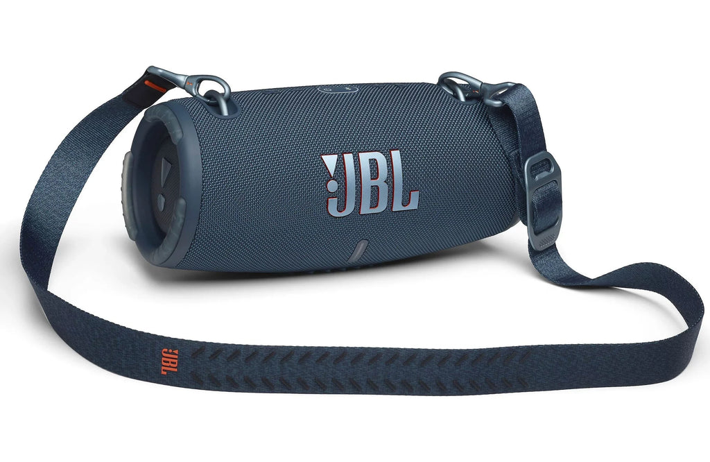 15 Playtime, Waterproof, Xtreme IP67 Speaker, (Refurbished) of Hours Portable (Blue) Bluetooth Restored 3 Powerbank, JBL