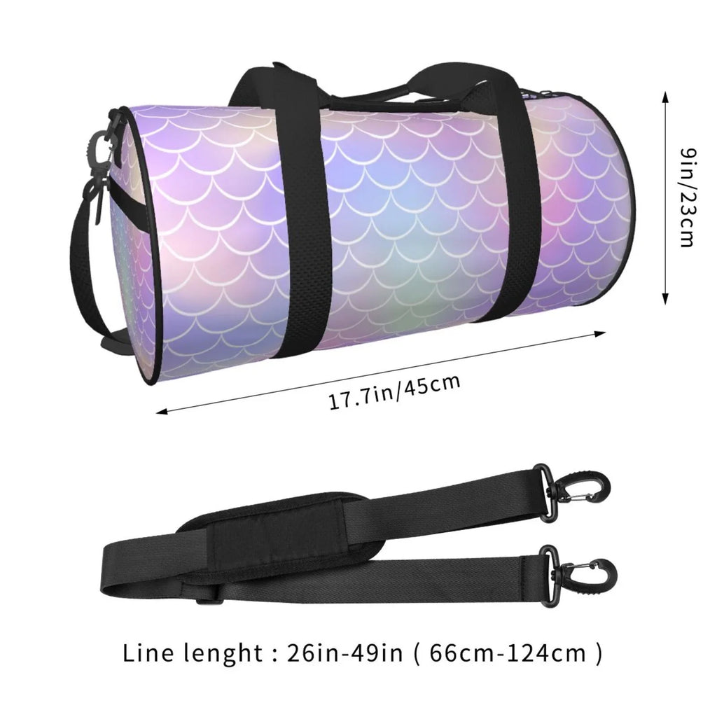 Travel Waterproof Coaee Bag Bag with Gym Compartment Pocket Luggage Cylinder and Capacity Sports Fish Large Scale1 Bag