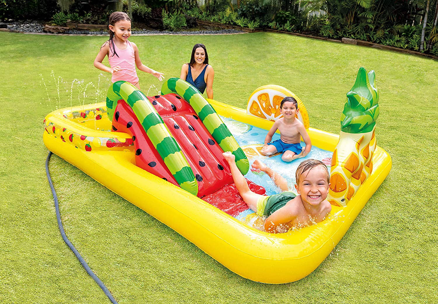 Multicolor for Center, Inflatable Ages Fruity Play 2+,