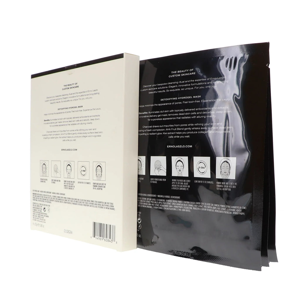 Sheet 4 Mask Detoxifying Exfoliate - by Hydrogel x Women Erno & Laszlo oz for 0.88 Detox Mask