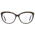 Full Women's Havana 0722 Eyeglasses Rim Chopard Dark VCH276S
