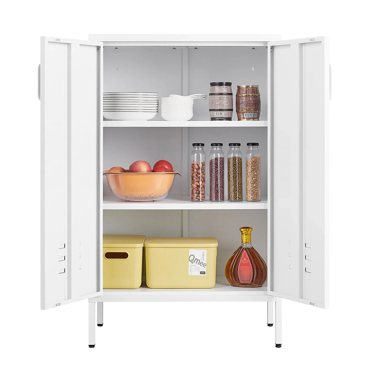 cabinet, Cabinets, miscellaneous cabinet, garage 2 Storage storage White storage Steel door tool