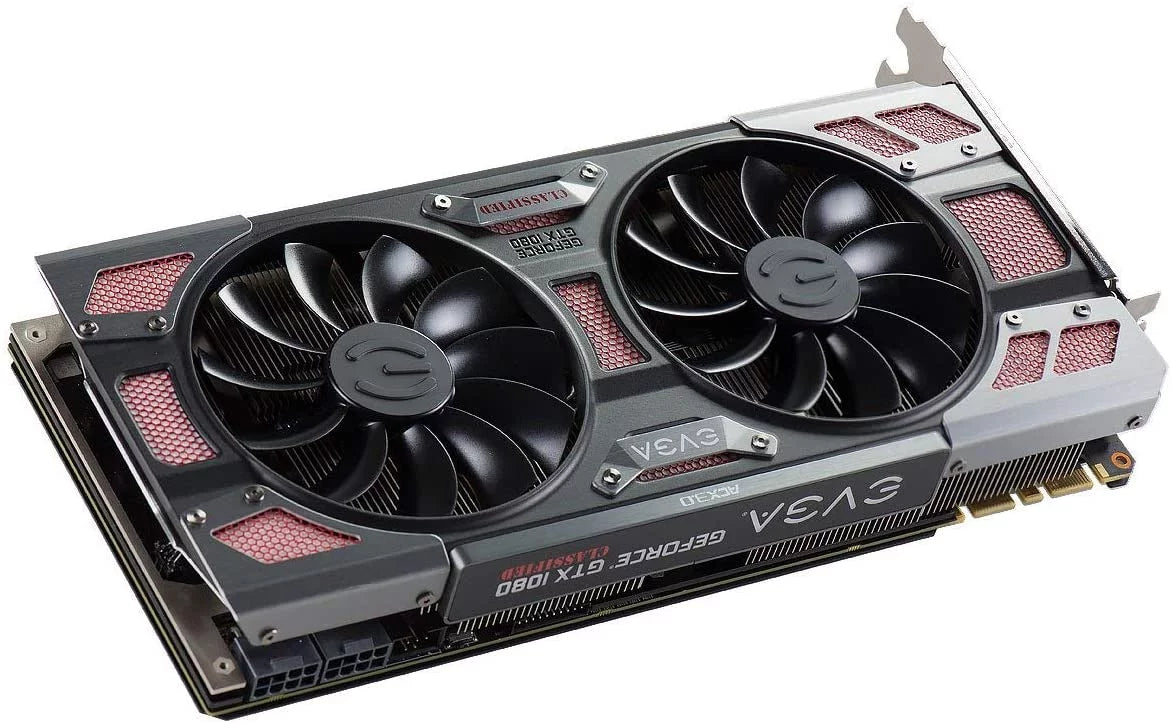 CLASSIFIED GeForce Double Fan Graphics Support RGB DX12 GAMING Video 08G-P4-6386-KR LED (PXOC) ACX GDDR5X BIOS 1080 EVGA 10 3.0 14 GTX Phases 8GB Card CM Power OSD