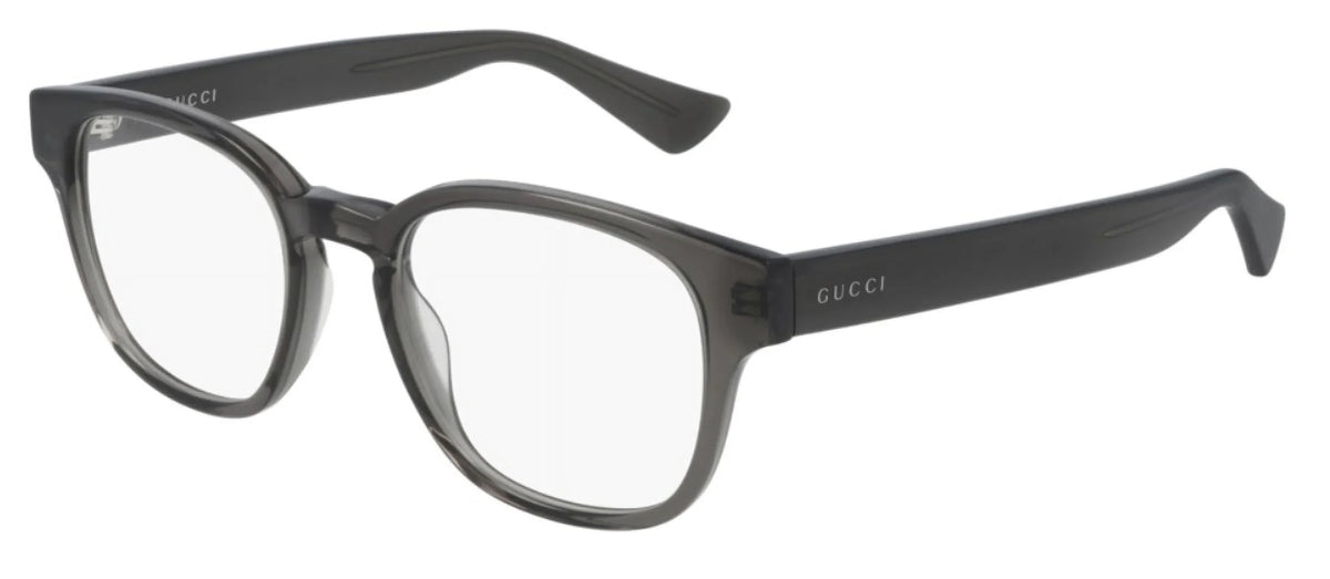 Square GG0927O GUCCI mm 49 Eyeglasses Demo Rectangular Shiny Lens Grey Men's 004