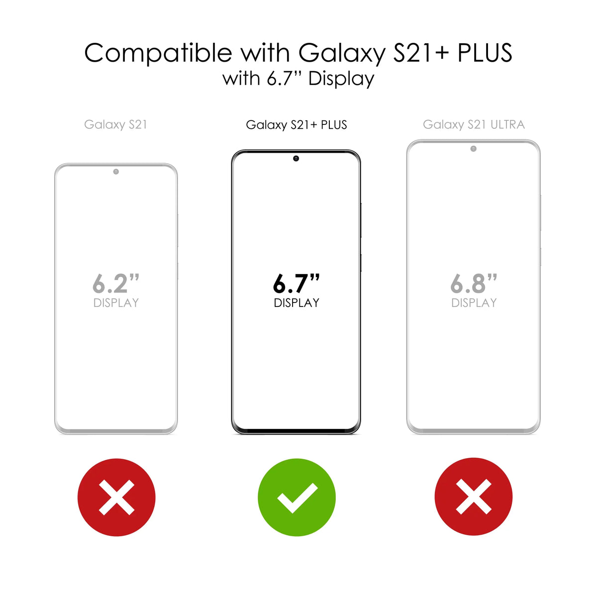 Scuba Diving - Screen) Clear TPU Go 5G S21+ - for Glass Tempered Case Girls Hybrid Galaxy Back Protector Shockproof (6.7" Acrylic DistinctInk Screen Bumper Real PLUS