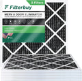 Air Odor with MERV Activated Furnace (5-Pack) Eliminator 8 Pleated 10x10x1 Carbon Filterbuy HVAC AC Filters