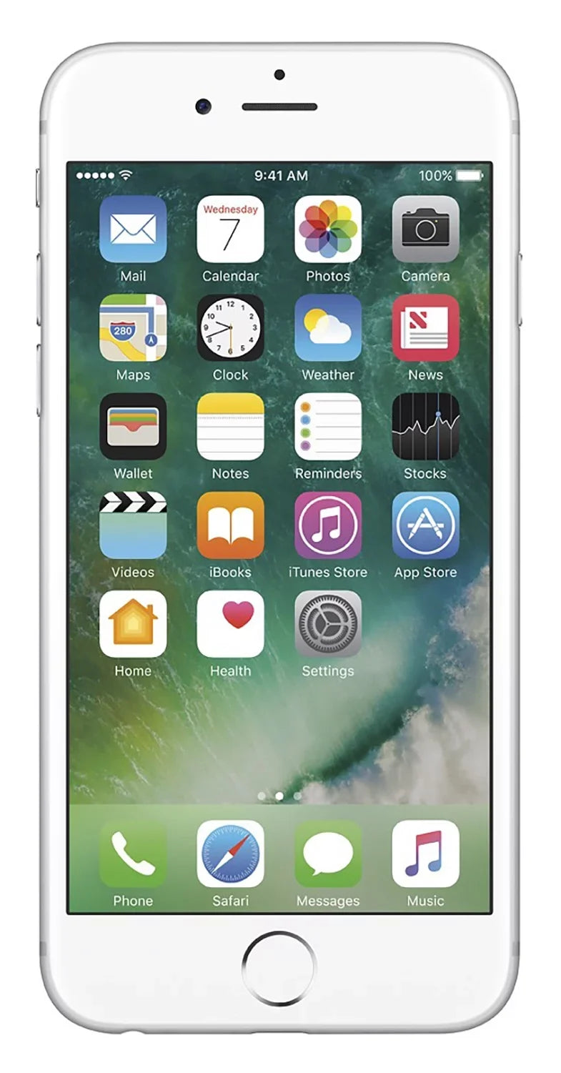 iPhone (Refurbished) 6s GSM Unlocked 64GB, Restored Silver Apple