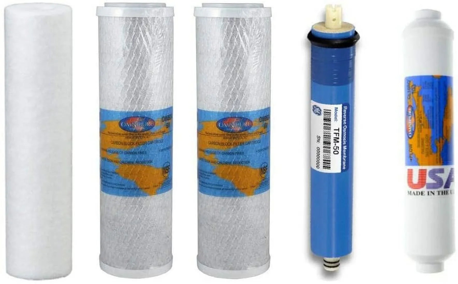 Systems for Reverse Inc. Replacement Membrane Osmosis Annual Industries with 5EZ50 IPW by RO PureValue Kit Filter