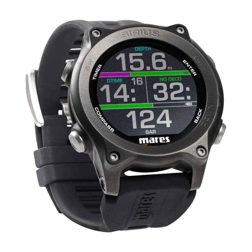 Mares Dive (Black/Black) Computer Sirius