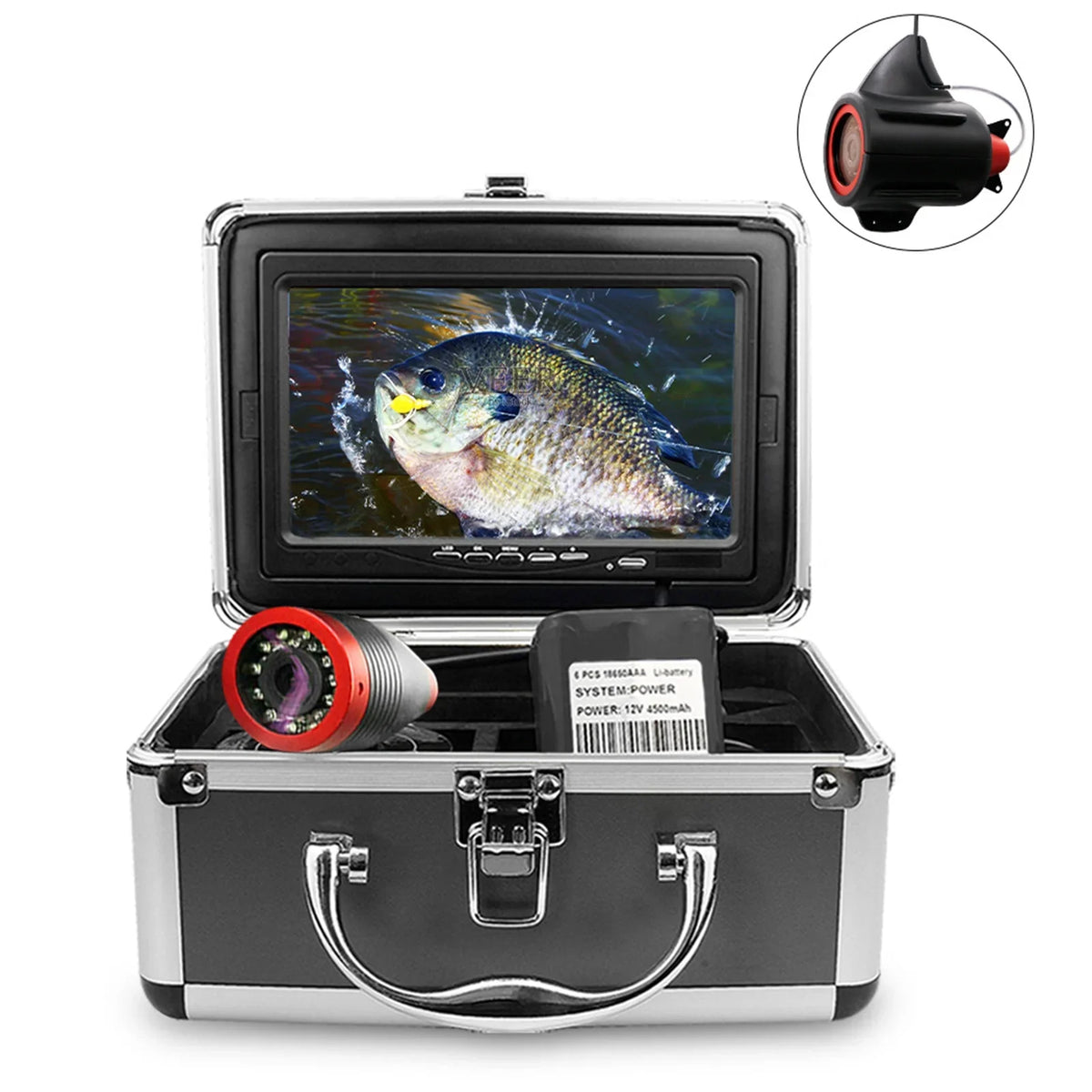 DVR Finder Video Underwater Inch Fish Portable Fishing Sea Camera Fishing for - and 7 Lake Erchang