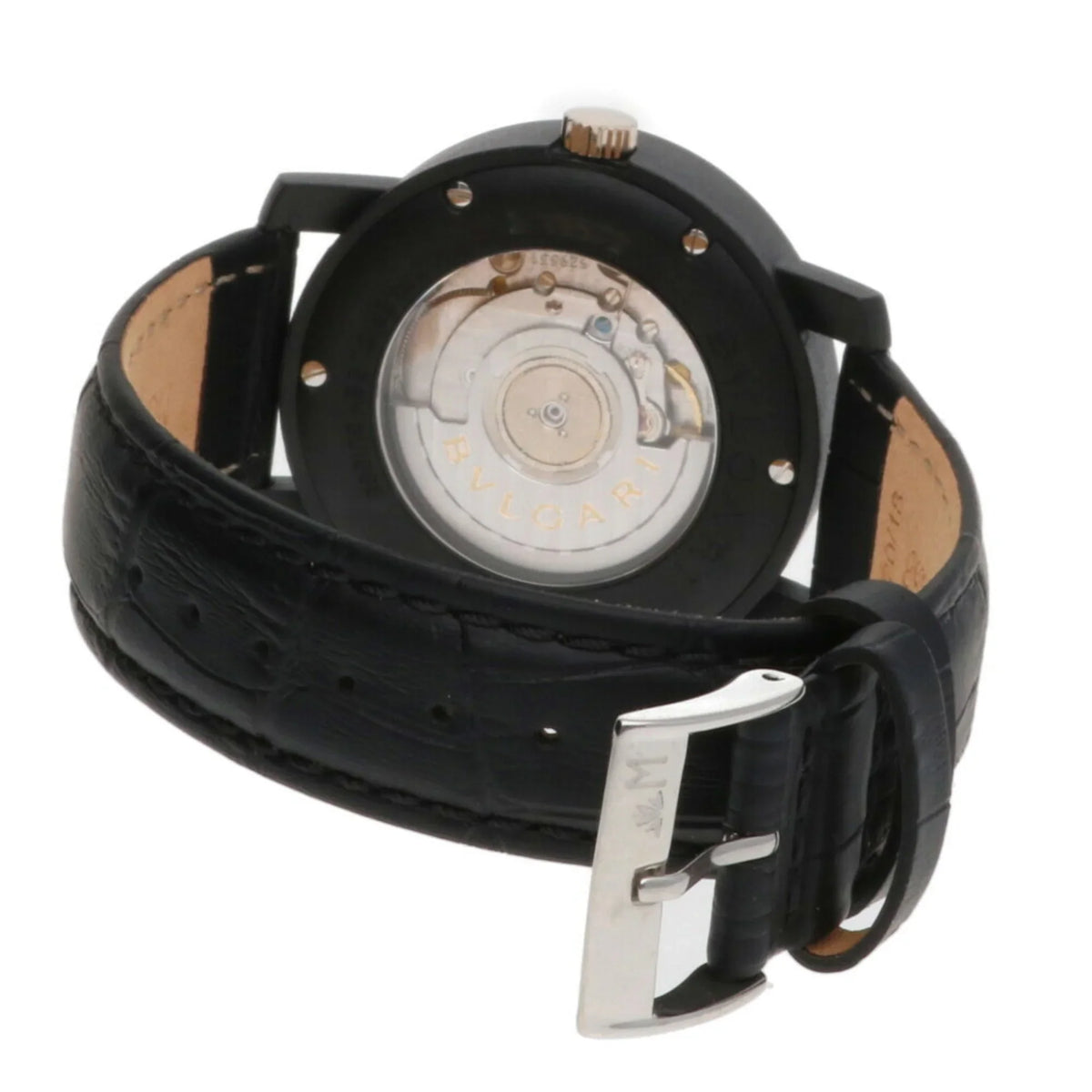 carbon men's (Good) BVLGARI BB40CL Bvlgari watch self-winding Pre-Owned