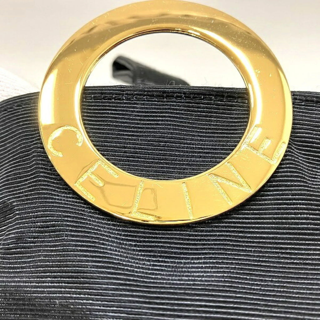 bag handbag (Good) circle mini CELINE Pre-Owned fittings nylon Celine metal ladies