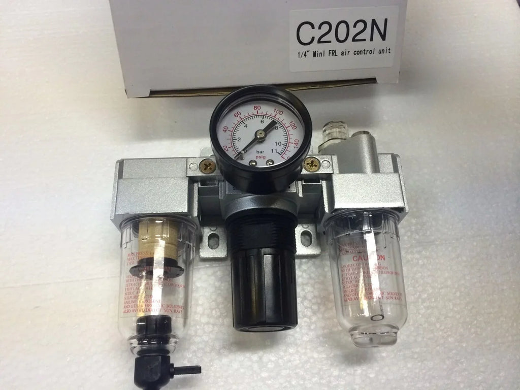FILTER MINI PARTICULATE AIR REGULATOR LINE LUBRICATOR FILTER COMBINATION 1/4"