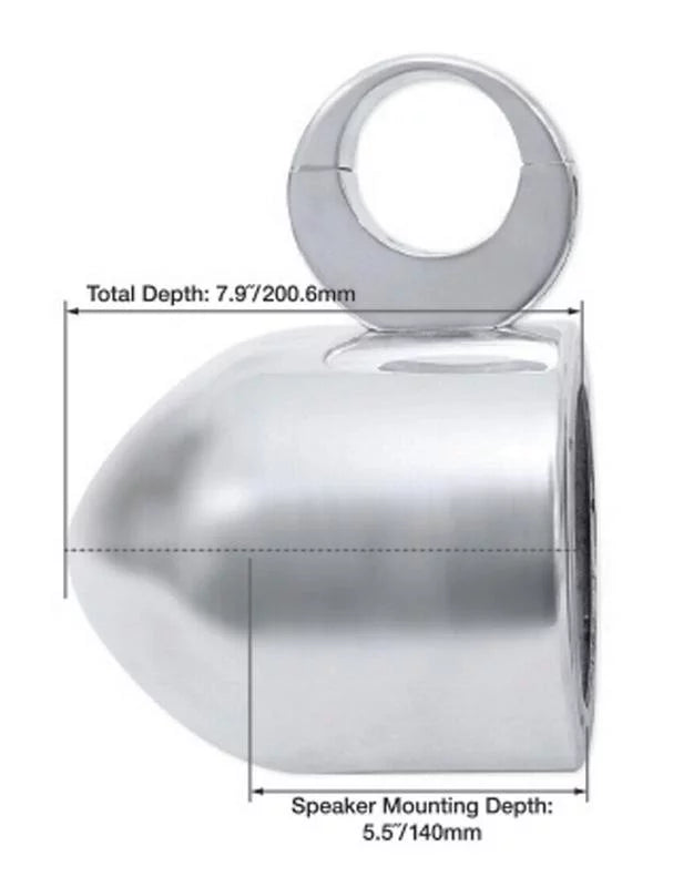 Surface MAC525W 360¡ã Swivel 5.25" White Mount Rockville 2) Pods Speaker Aluminum
