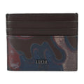 Multicolor Leather Brown New) Series Camouflage Card Christian Pattern Pre-Owned Dior Calf Dior Holder (Like Case Marron Business 2ESCH135UCN