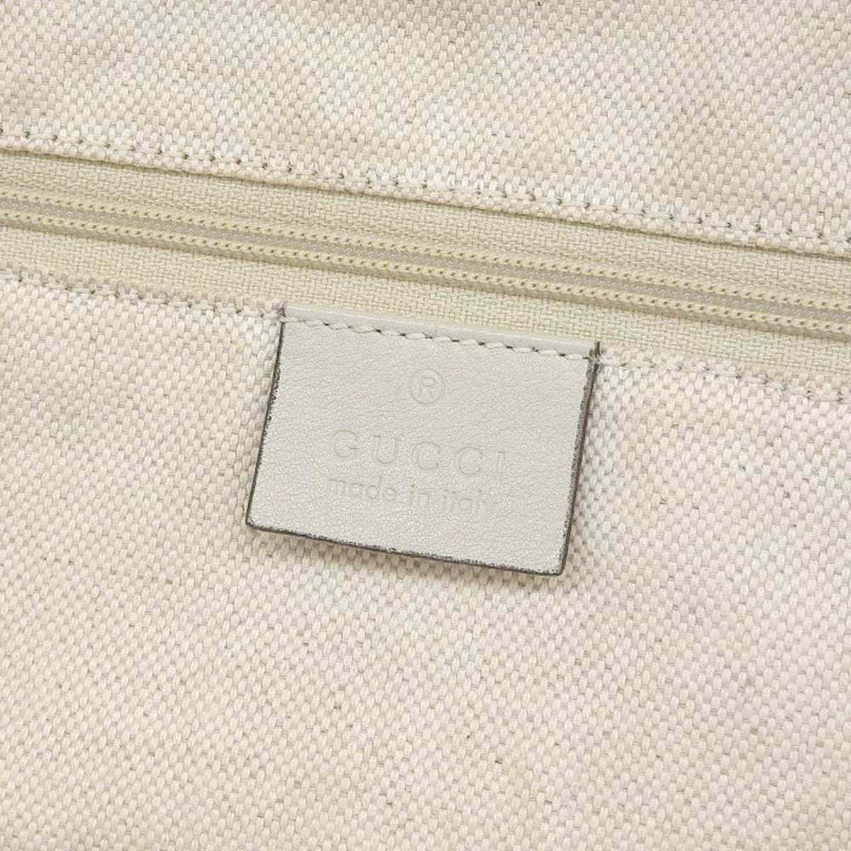 506631 canvas bag 223974 tote GG beige Pre-Owned Gucci handbag (Good) leather GUCCI