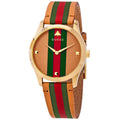 126 YA1264077 Leather Three-Toned Men's G-Timeless 38mm Watch Gucci