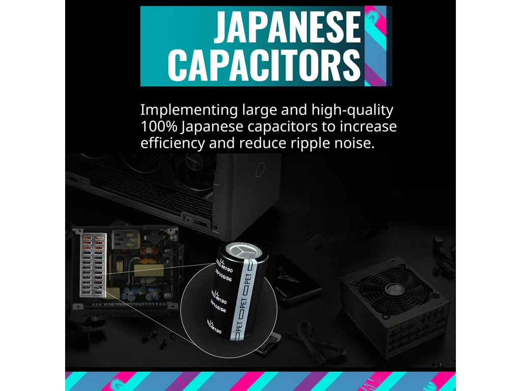 Efficiency, ATX3.0, ATX 80+ Master Fully Bracket (MPZ-B001-SFAP-BUS) SFX Platinum SFX, Platinum SFX Cooler Form Factor V1100 Included, 1100W Modular, Fully