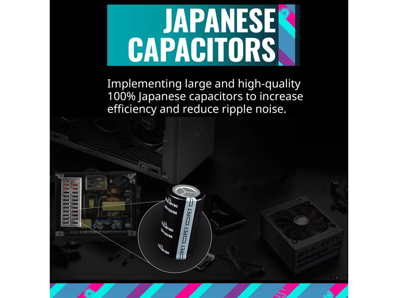 Efficiency, ATX3.0, ATX 80+ Master Fully Bracket (MPZ-B001-SFAP-BUS) SFX Platinum SFX, Platinum SFX Cooler Form Factor V1100 Included, 1100W Modular, Fully