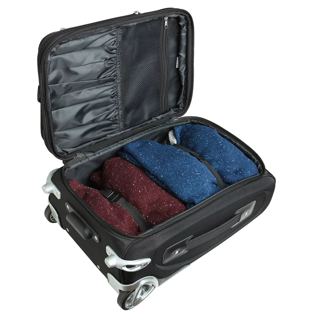 21" Seattle Rolling MOJO Softside Black Suitcase Seahawks Carry-On
