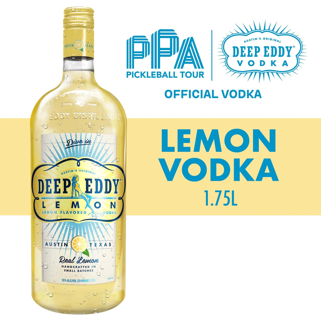 Bottle, Vodka, 1.75 35% L ABV Flavored Lemon Eddy Deep