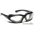 7eye Reader 140640B Sharp 1.50 Dark Medium - Large Plus Sunglasses- Tortoise View Extra Bora & Clear