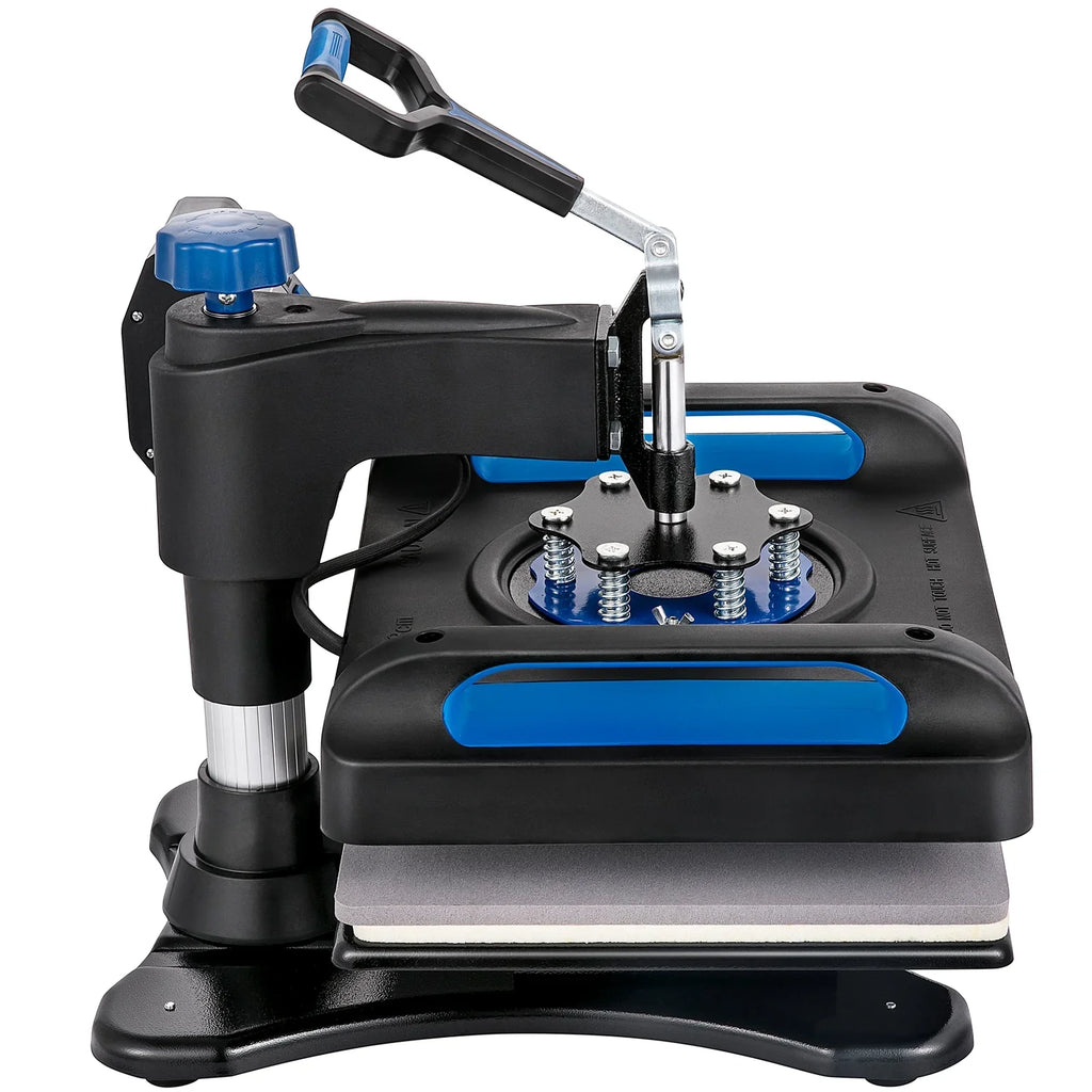Printer Digital Fast with 15" Vinyl Press Transfer Machine, Pressing Canvas x 12" T-Shirt Surface, Sublimation Heating 360 Blue Anti-Scald Heat Machine, Away BENTISM Pillow, Swing Bag,