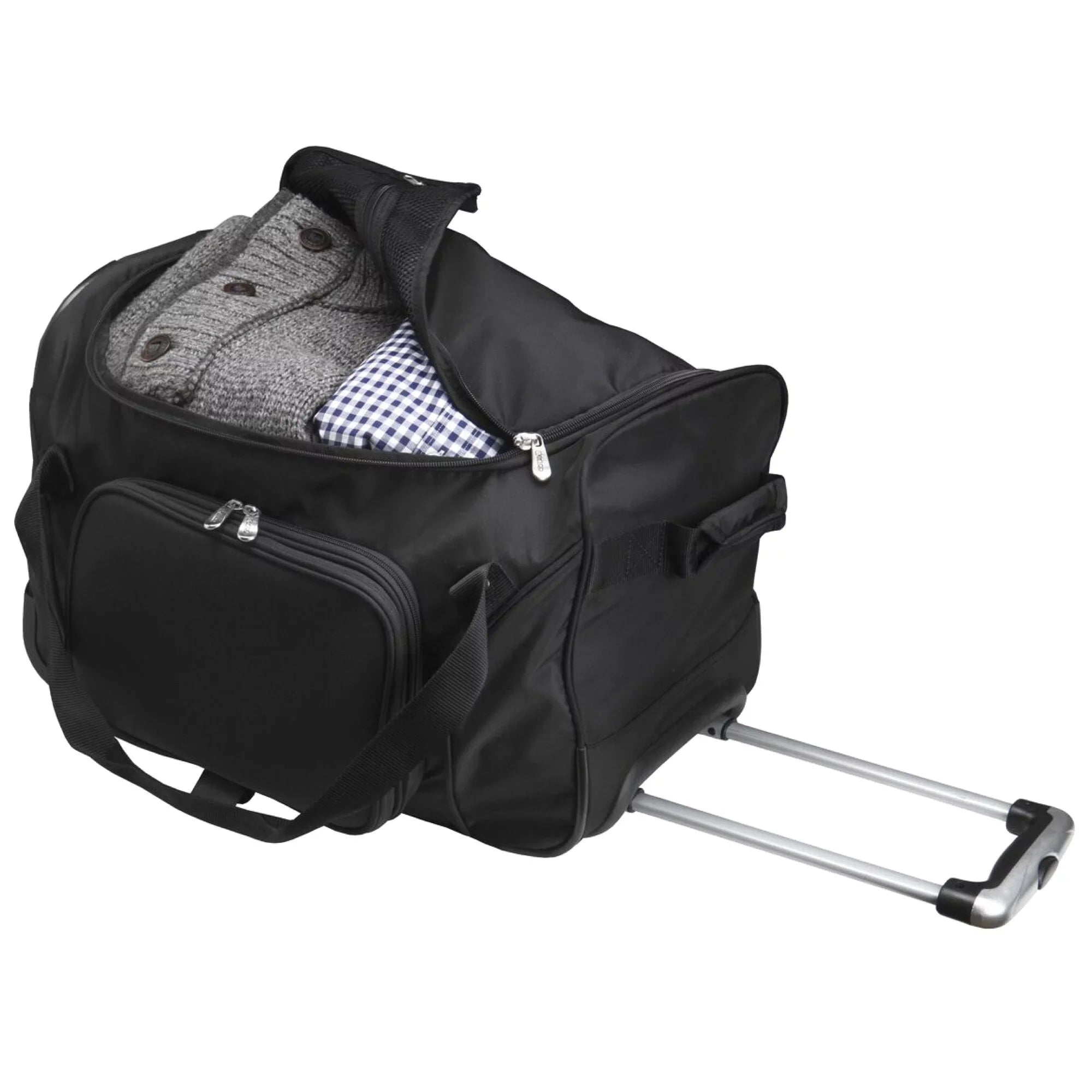 2-Wheeled Bag Black Duffel Aztecs Diego 22" MOJO State San