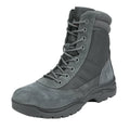 Work (6-8 Leather Side Boots Men's Tactical 8 Motorcycle Combat Inches) Military NORTIV Zipper Boots