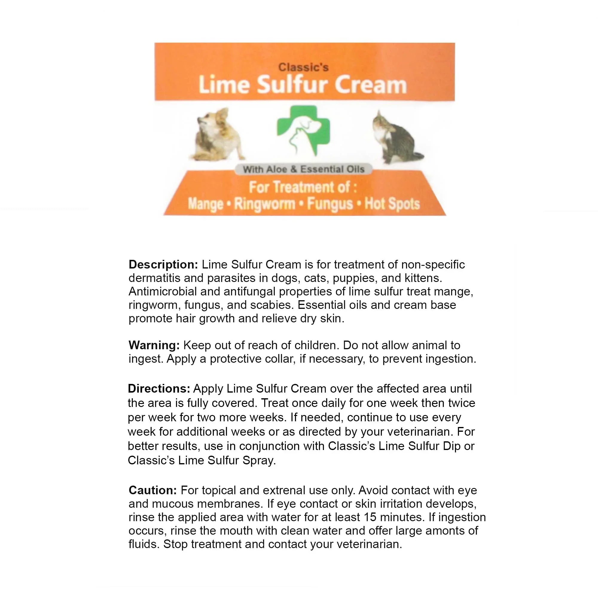 Lime - Puppy, Sulfur 2 Pet Skin Paw x Skin oz - Healthy Care x (2 Safe Jars) (2 Dip Ointment Ointment - oz x (2 Pet oz 2) for Kitten, Cat, Dry for Horse 2) and Itchy Cream Life Dog,