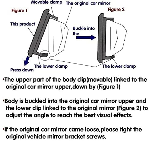 Car View Rear Rearview and Tee Women Car Decorations Glass, Accessories Car Mirror Interior Mirror, Bling with HD Bling Bling for