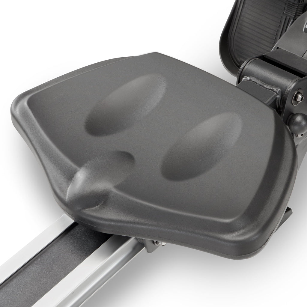 with Monitor 8 CIRCUIT Foldable Deluxe Wheels/LCD Machine AMZ-986RW Settings/Transport Magnetic Resistance Rowing FITNESS