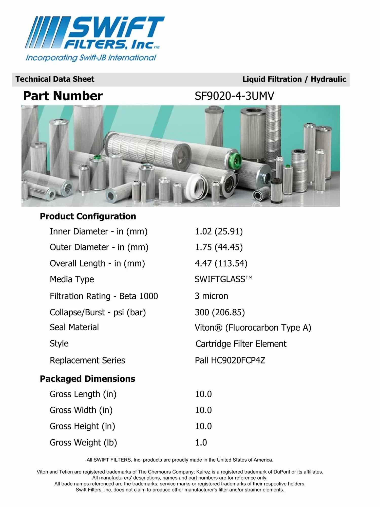 3 Construction Cartridge Micron KOGYO for Interchange TAISEI Microglass Element Filter Direct P-F-TMA-2-3C