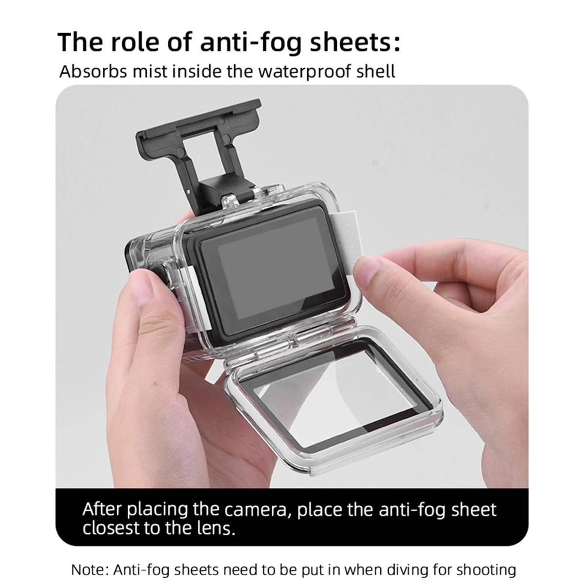 4 PC Stainless DJI Transparent Case Diving Action Waterproof Steel for 3 Case Camera
