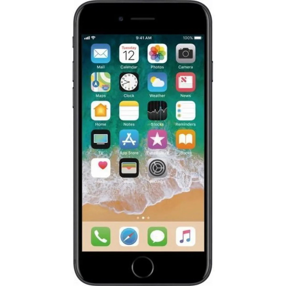 Unlocked Carrier iPhone - - 32GB Black (Good) Pre-Owned 7 Apple